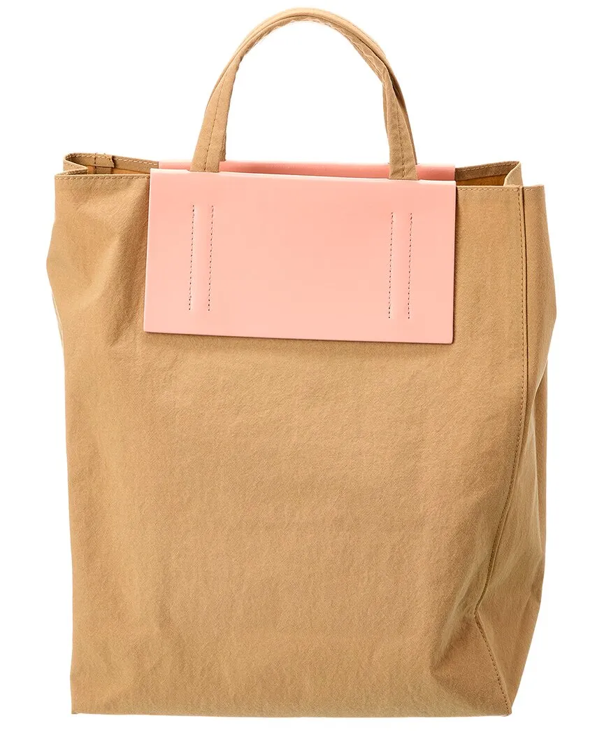 Acne Studios Papery Nylon & Leather Tote