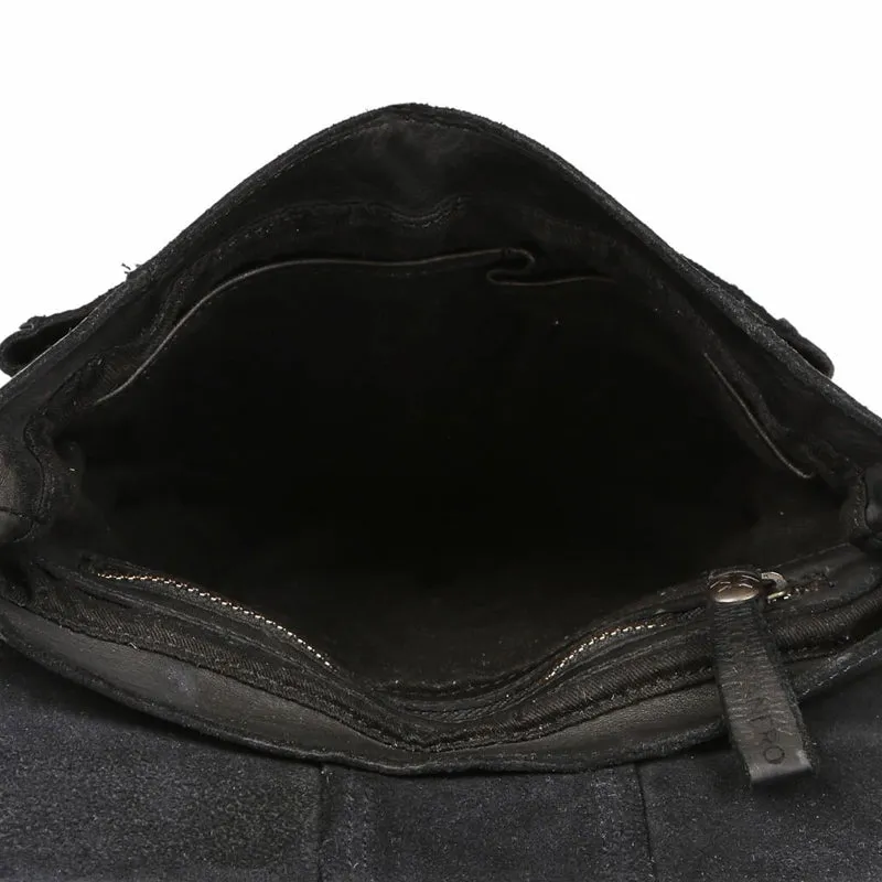 Adam - The Messenger Bag -Black