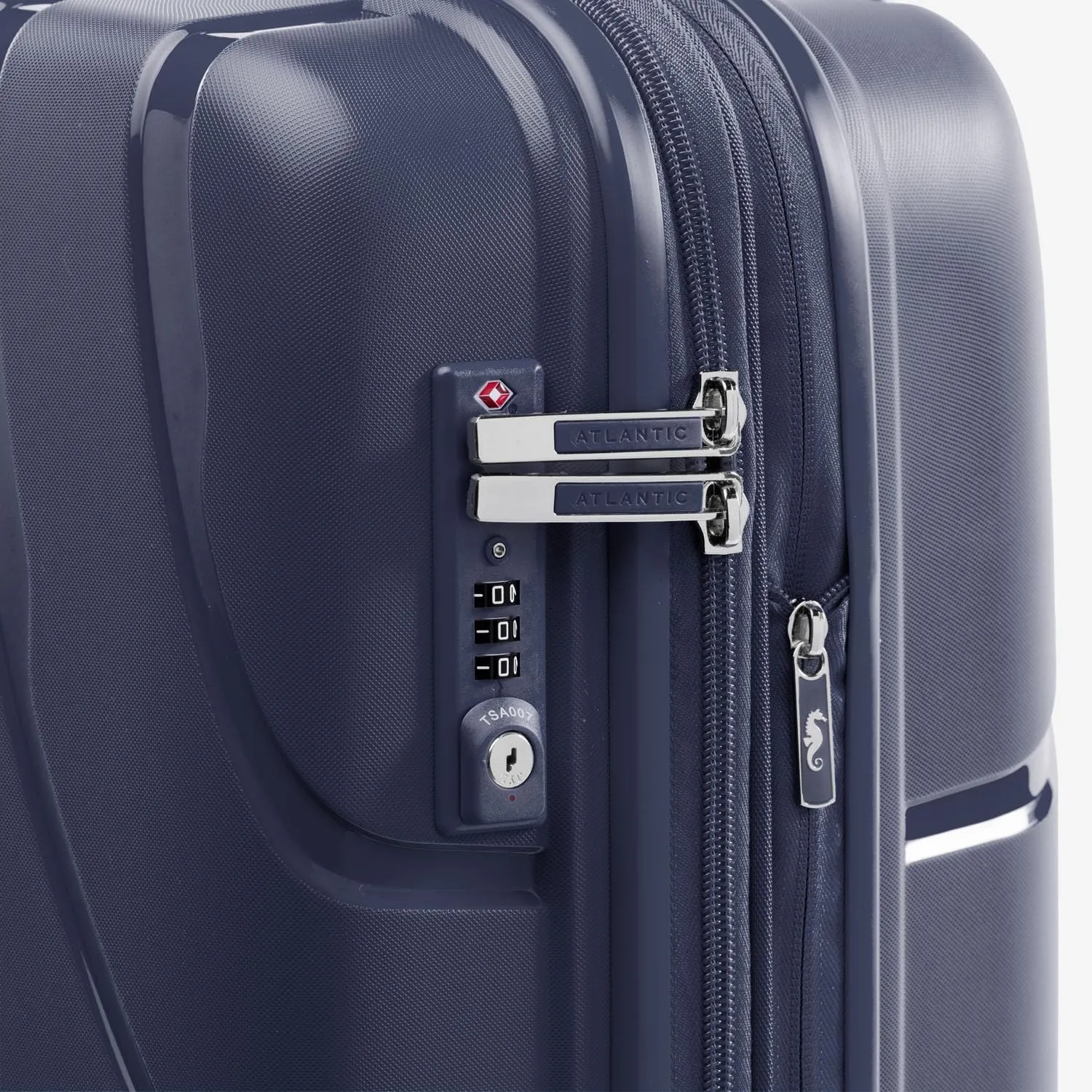 Atlantic 2 Pc Luggage Set - Carry-on & Convertible Medium to Large Checked Exp Hardside Spinners