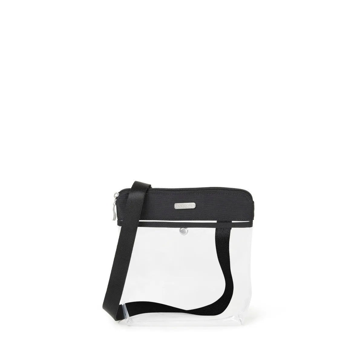 baggallini Women's Clear Pocket Event Compliant Crossbody Bag