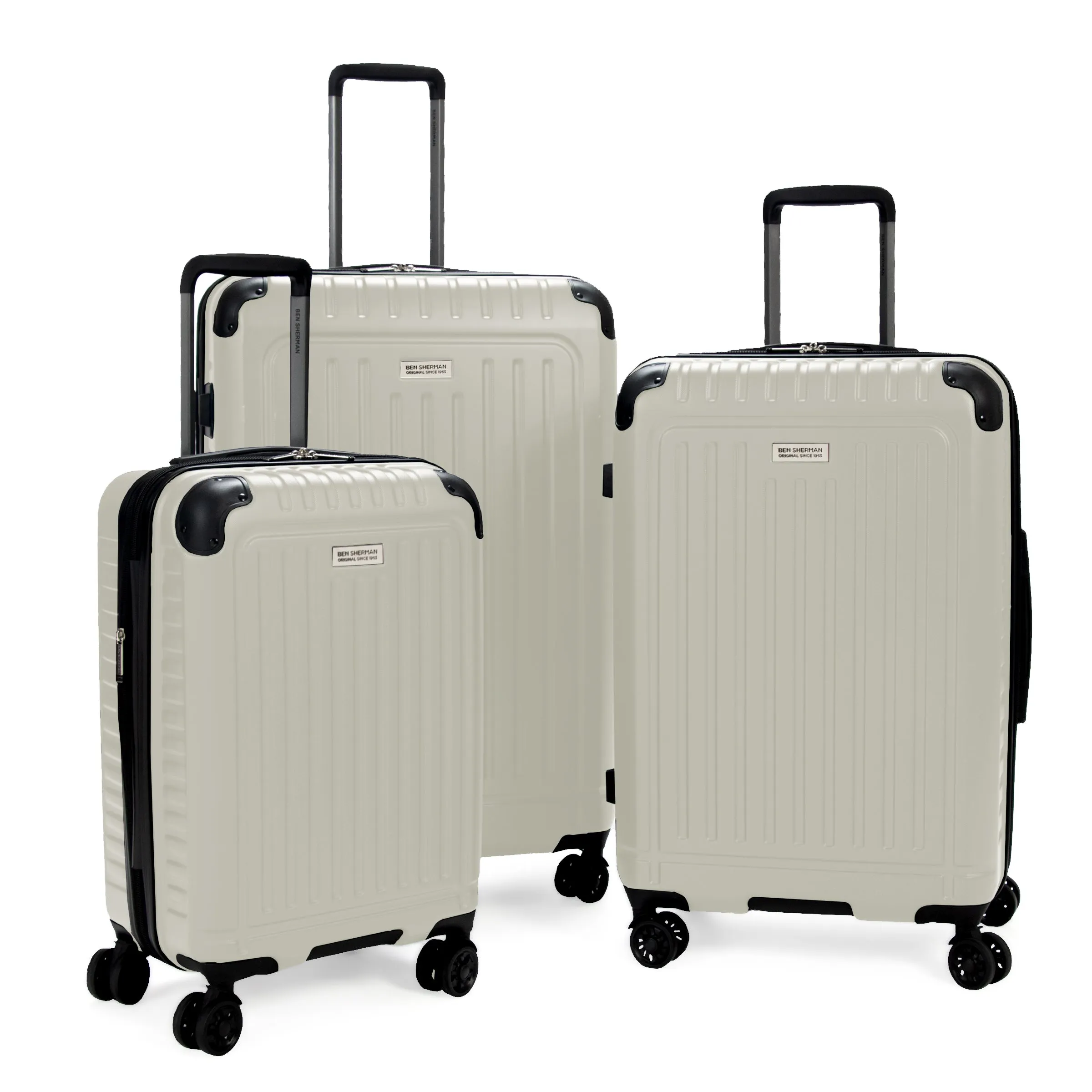 Ben Sherman Sunderland 3 Piece Set (20", 24", & 28") Hardside Expandable Luggage Set