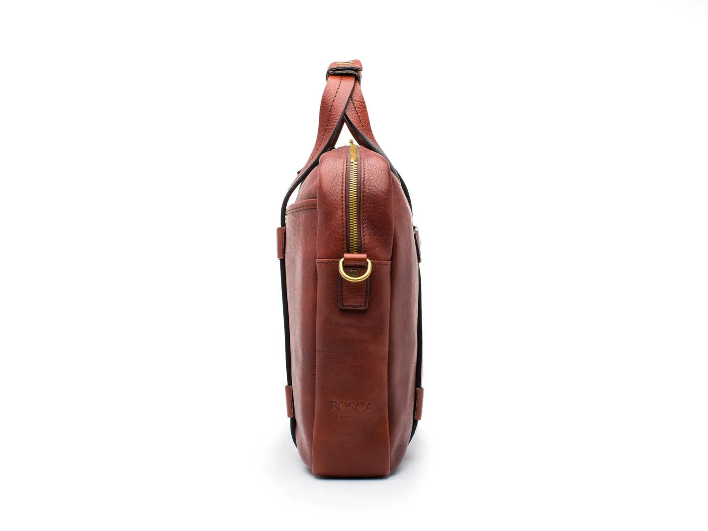 Bosca Canvas/Washed Bag Top Zip Laptop Bag