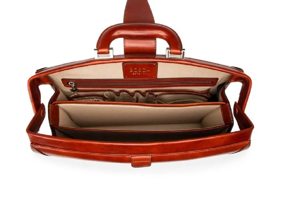 Bosca Old Leather Small Partners Briefcase