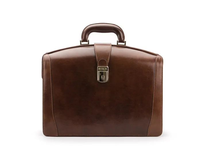 Bosca Old Leather Small Partners Briefcase
