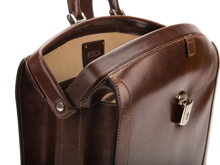 Bosca Old Leather Small Partners Briefcase