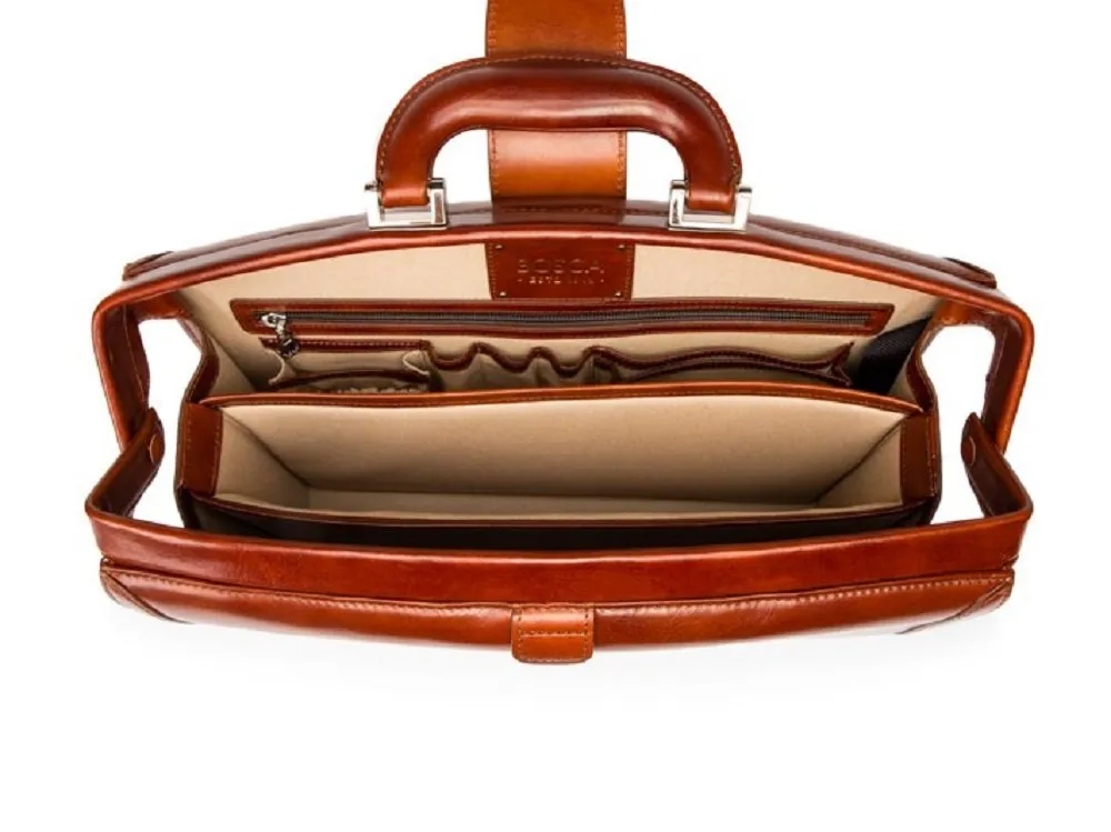 Bosca Old Leather Small Partners Briefcase