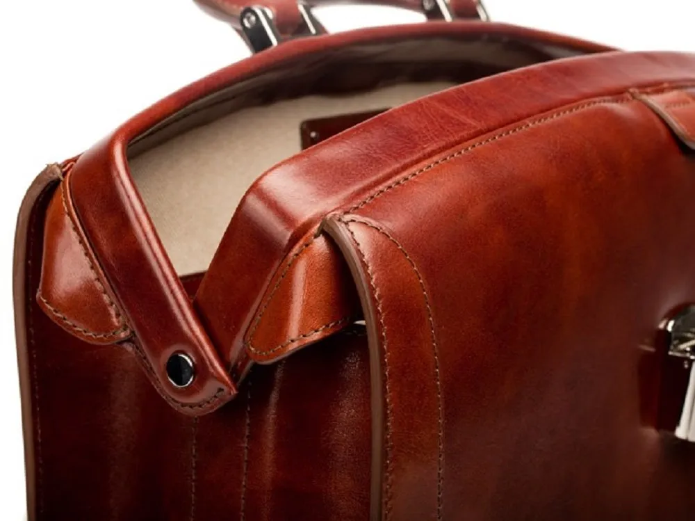 Bosca Old Leather Small Partners Briefcase