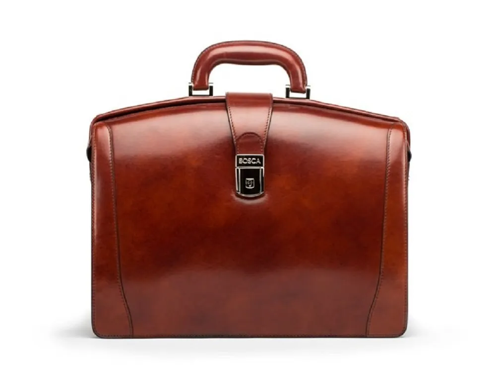 Bosca Old Leather Small Partners Briefcase