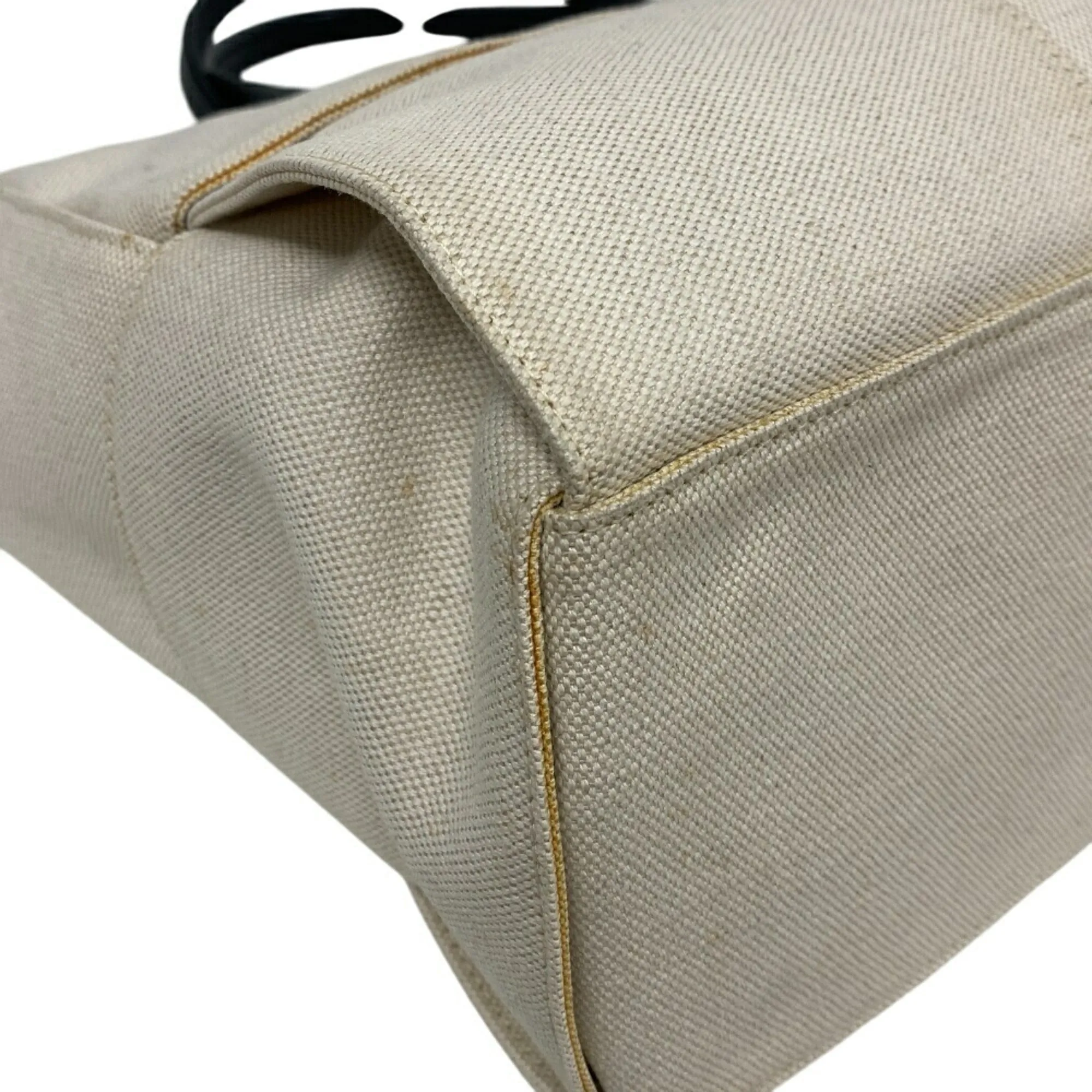 Bottega Veneta Arco Canvas Tote Bag (Pre-Owned)