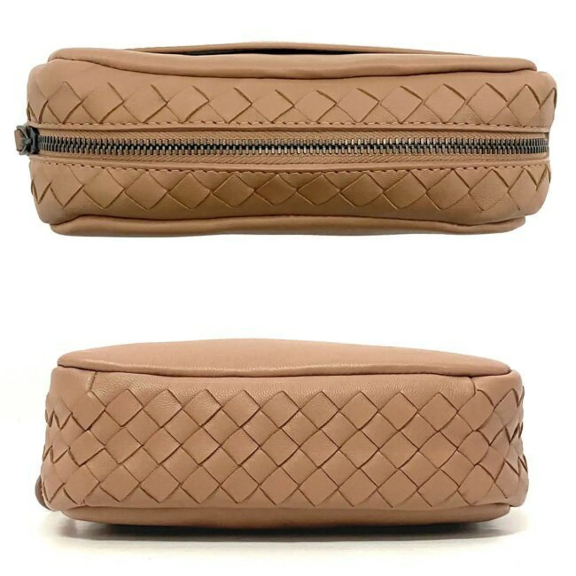 Bottega Veneta Leather Clutch Bag (Pre-Owned)