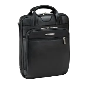 Briggs & Riley @work Small Slim Vertical Leather Brief