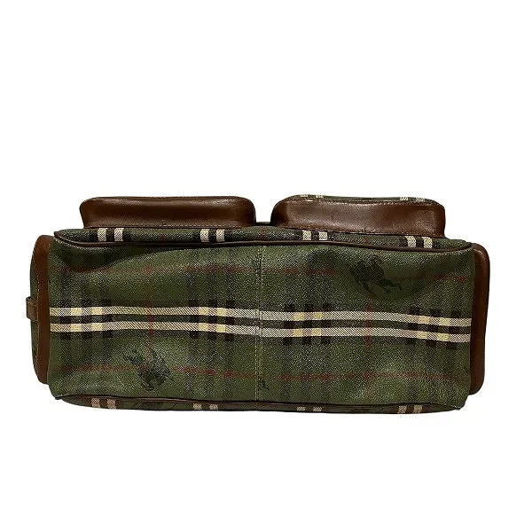 Burberry Green Check Messenger Bag