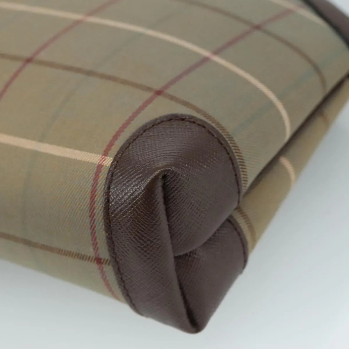 Burberry Nova Check Canvas Clutch Bag (Pre-Owned)