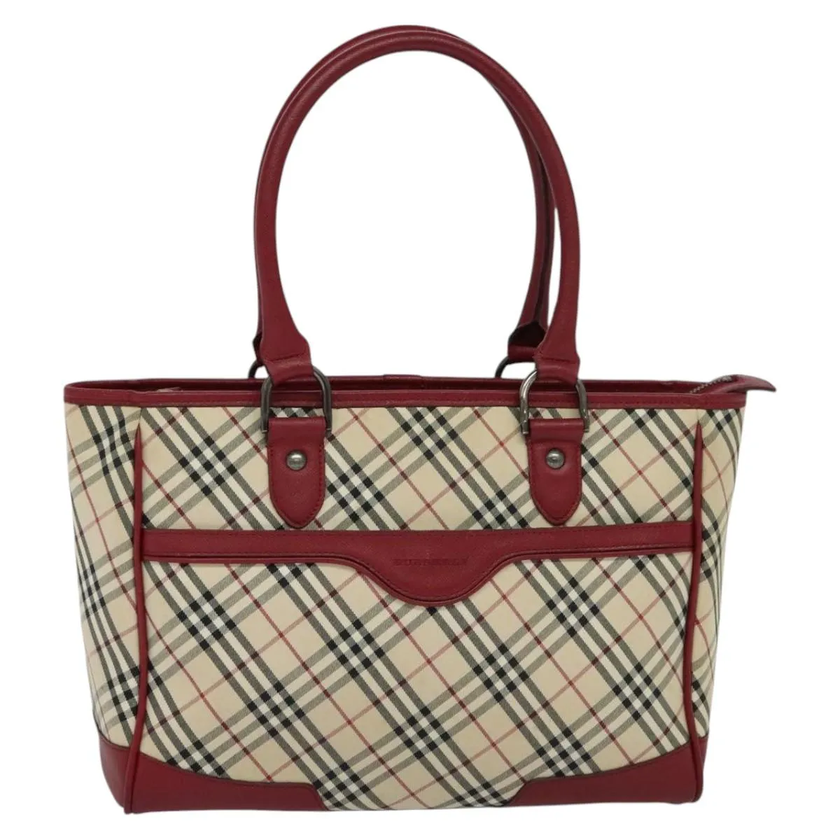 Burberry Nova Check Canvas Tote Bag (Pre-Owned)