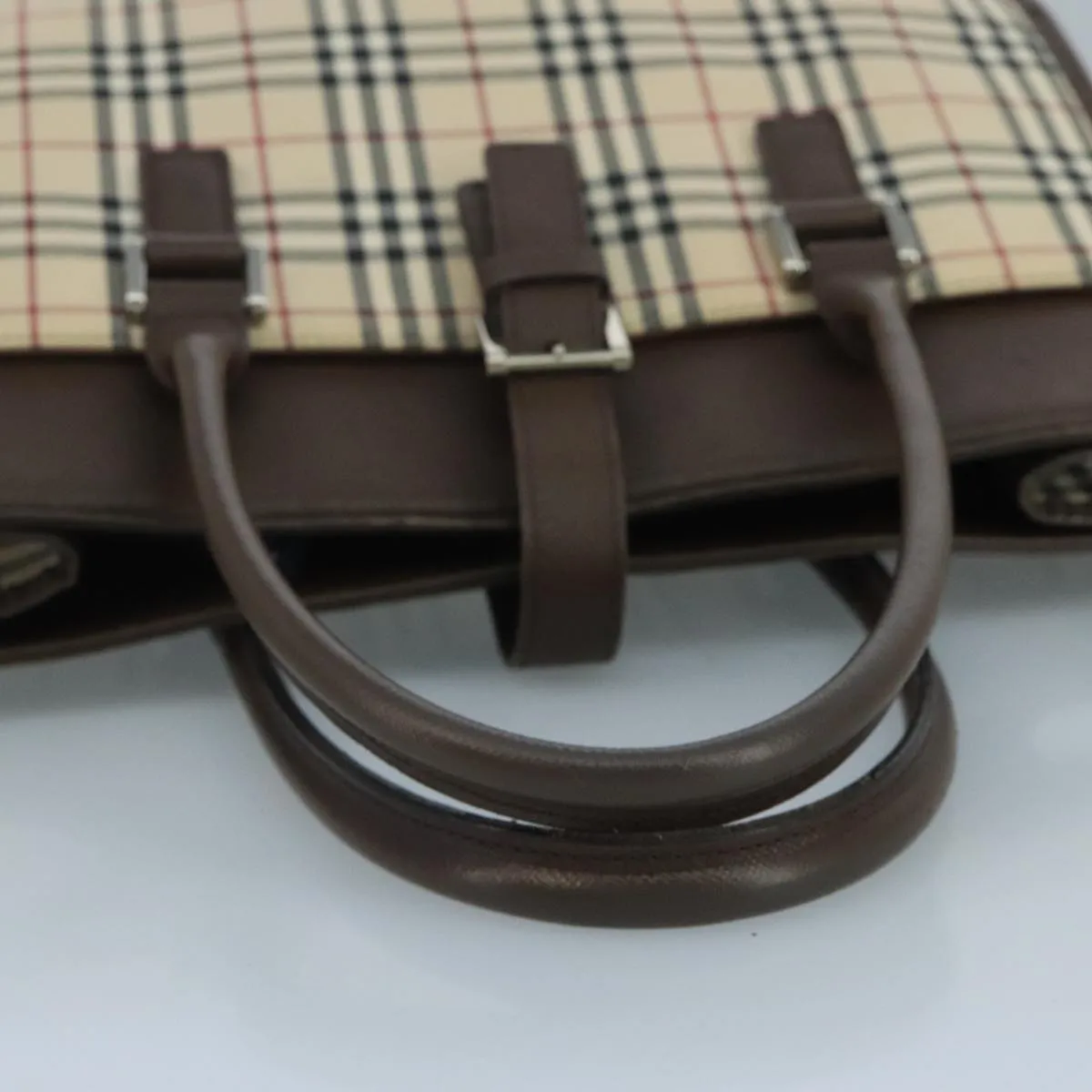 Burberry Nova Check Canvas Tote Bag (Pre-Owned)
