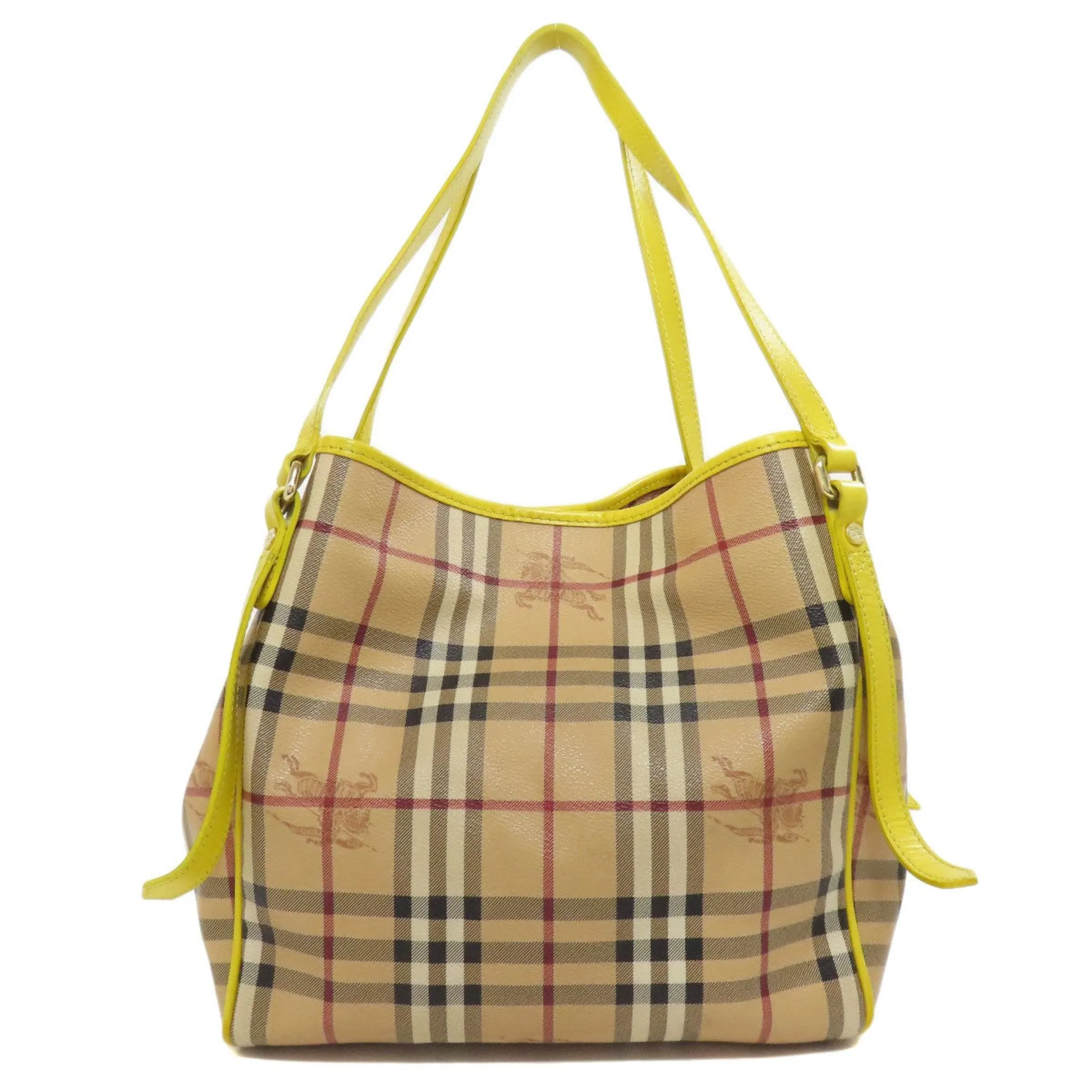 Burberry yellow Pvc Tote Bag (Pre-Owned)