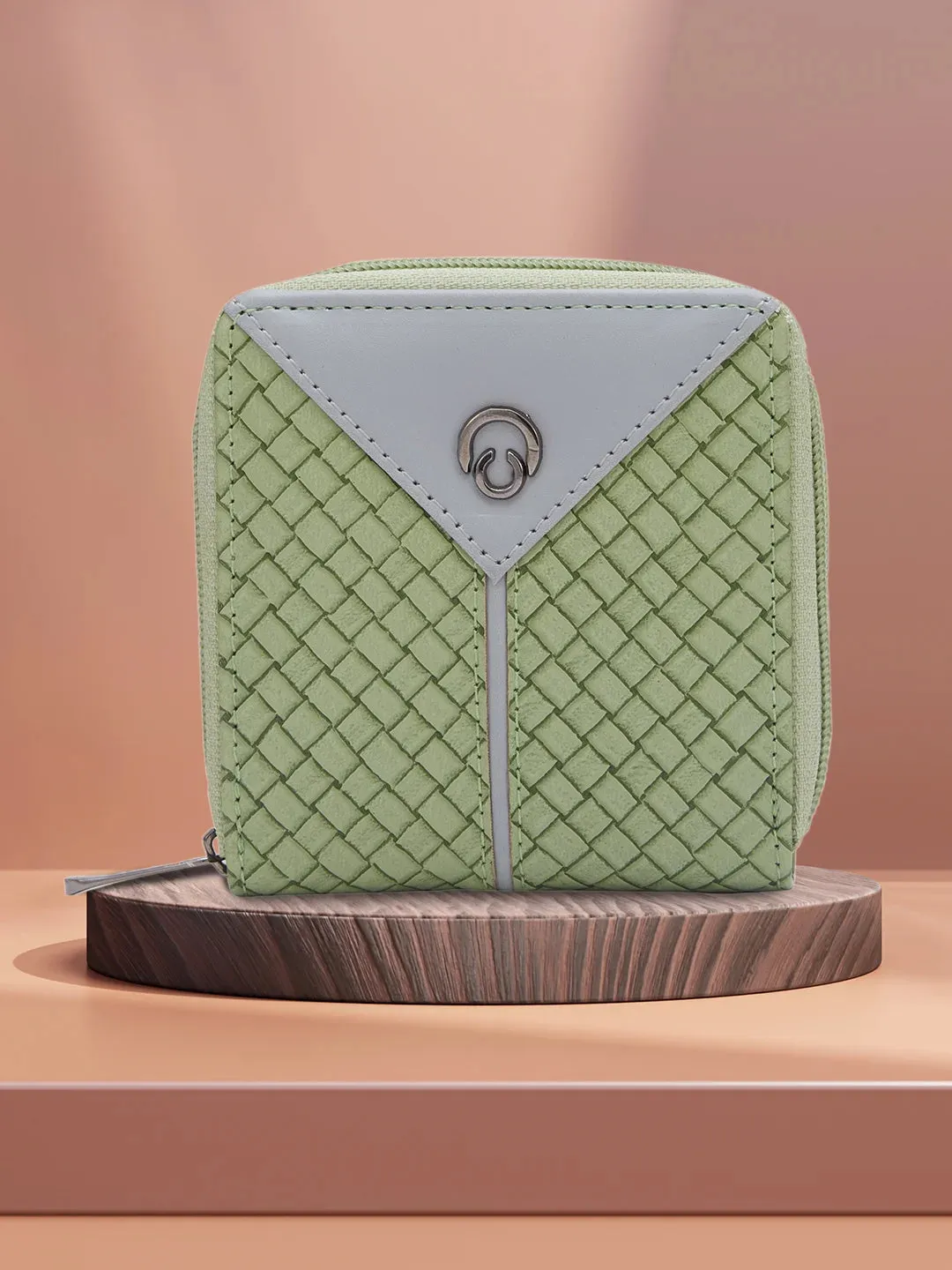Caprese Arlisa Small Green Wallet