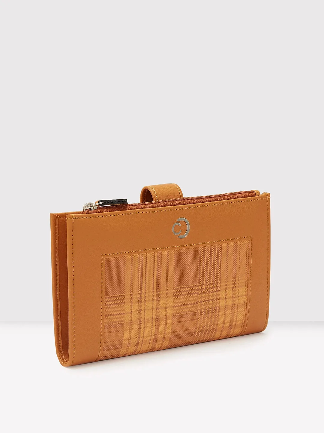 Caprese Avery Large Tan Bifold Wallet