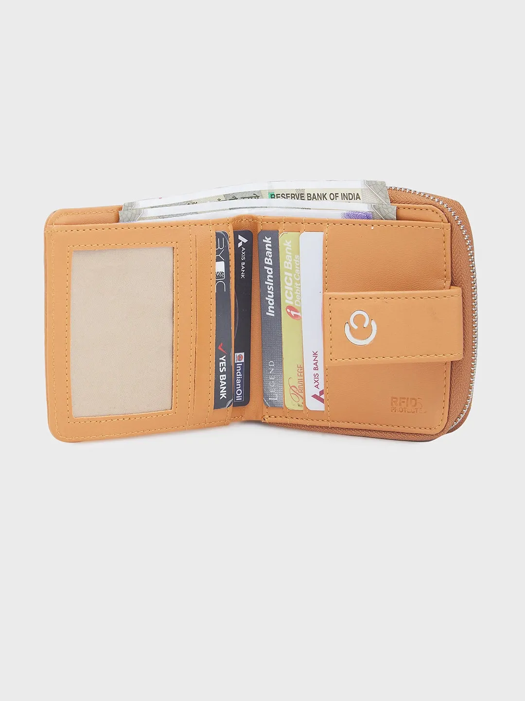 Caprese Avery Small Tan Wallet