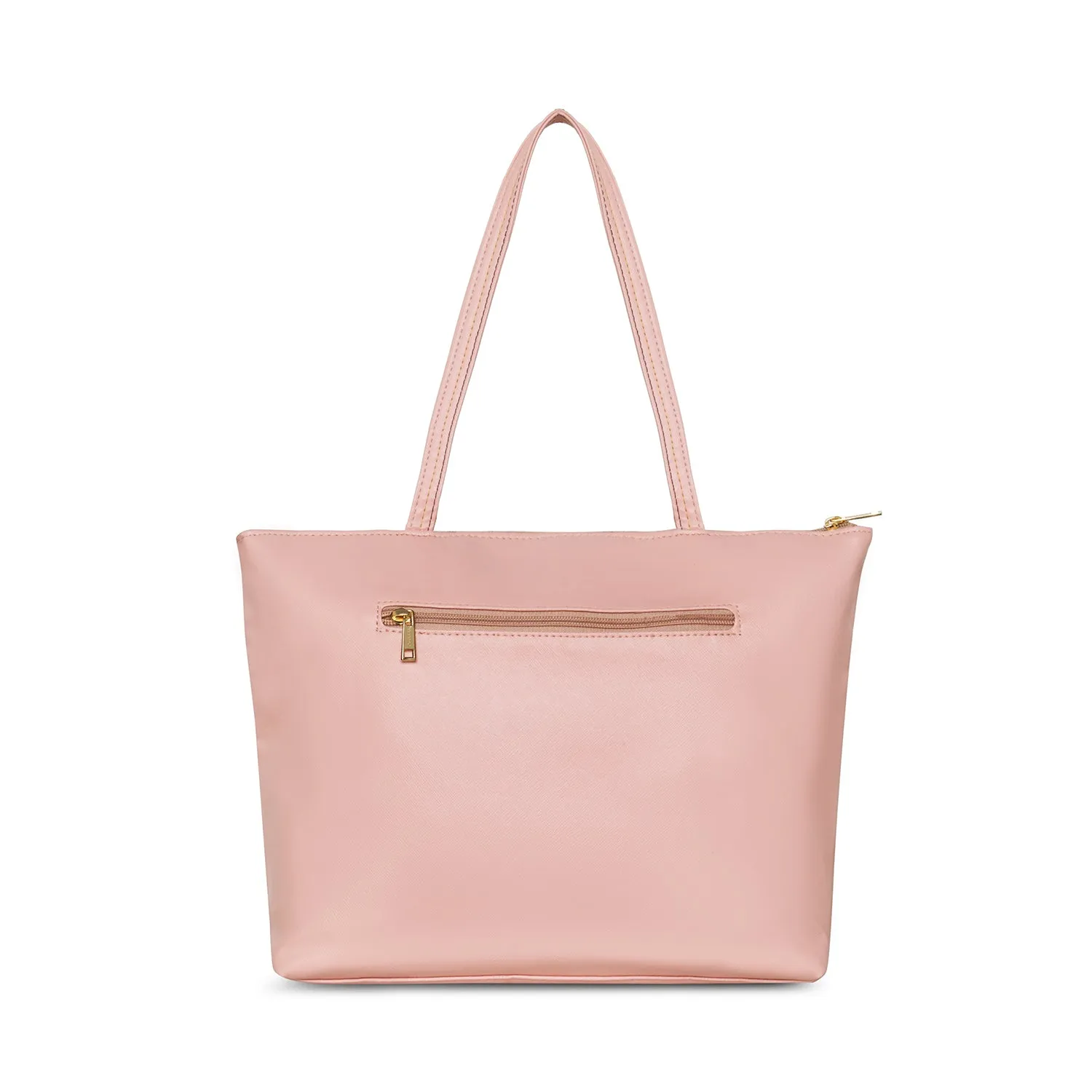 Caprese Evie Large Coral Tote Bag