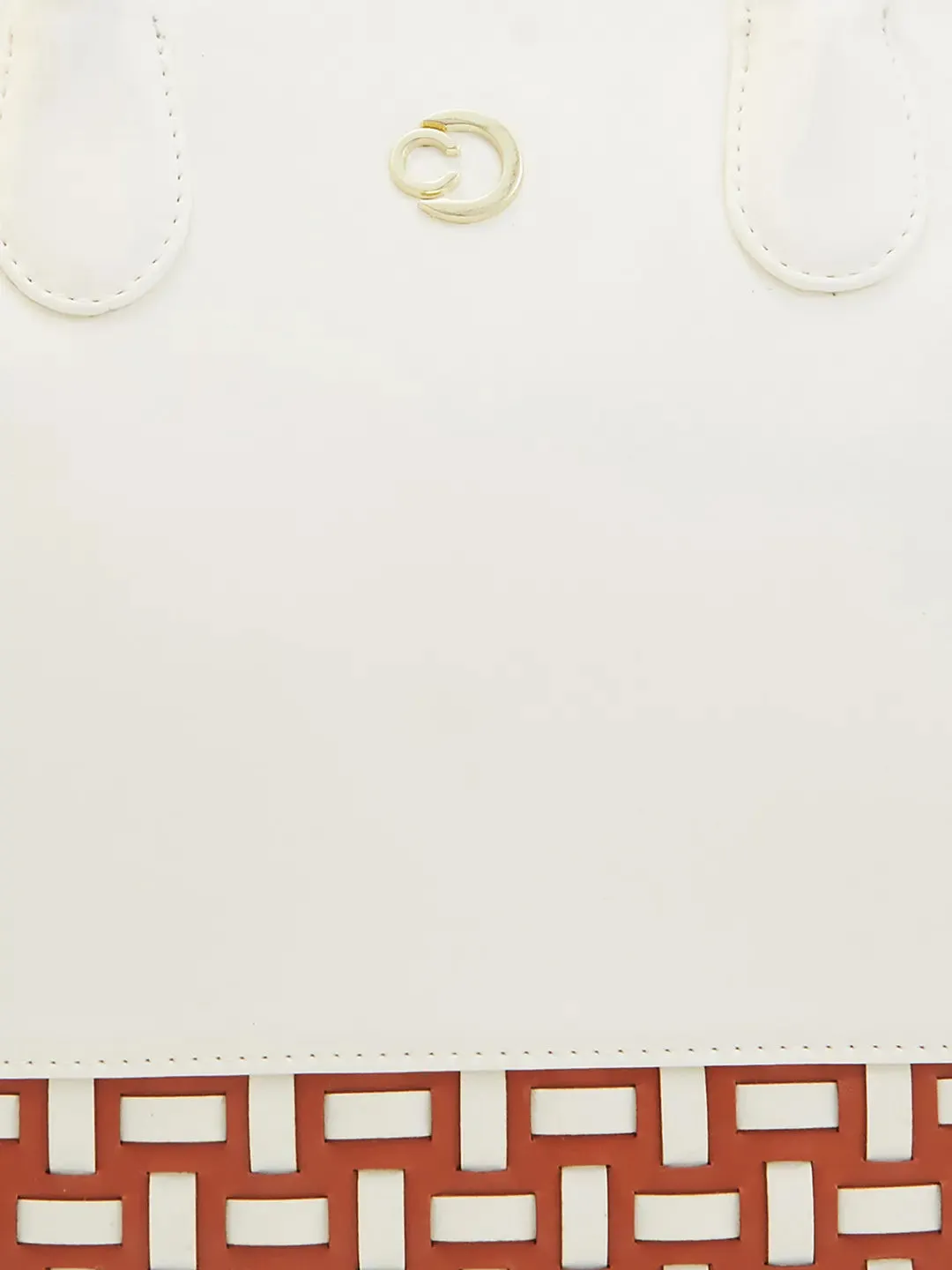 Caprese Zeta Medium Vanila Tote Bag