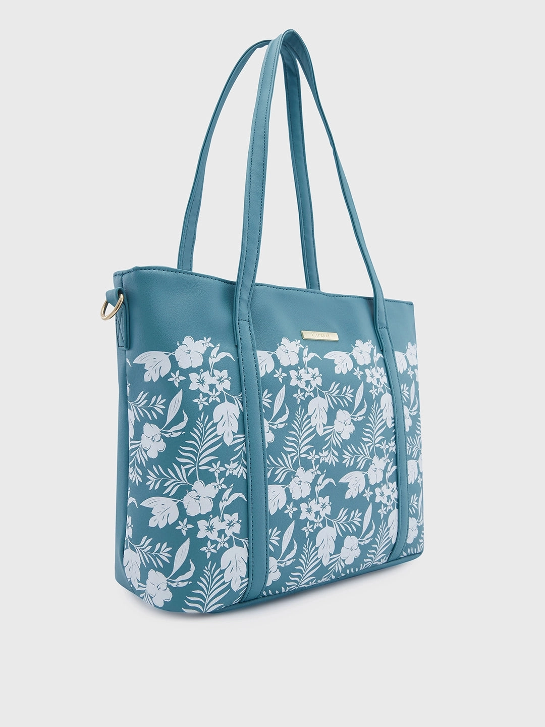 Caprese Lively Large B Green Satchel Bag