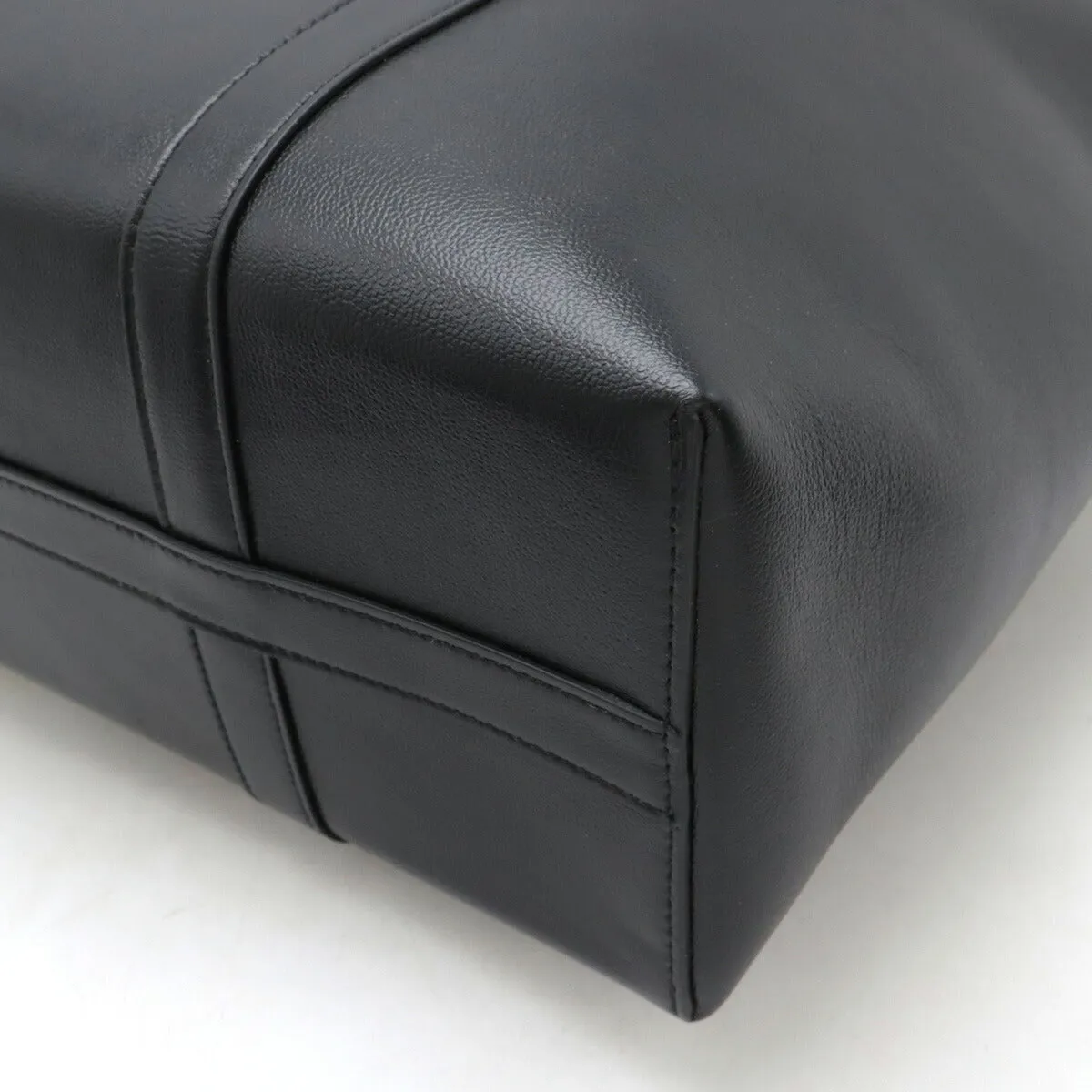 Celine Leather Museum Tote Bag Black