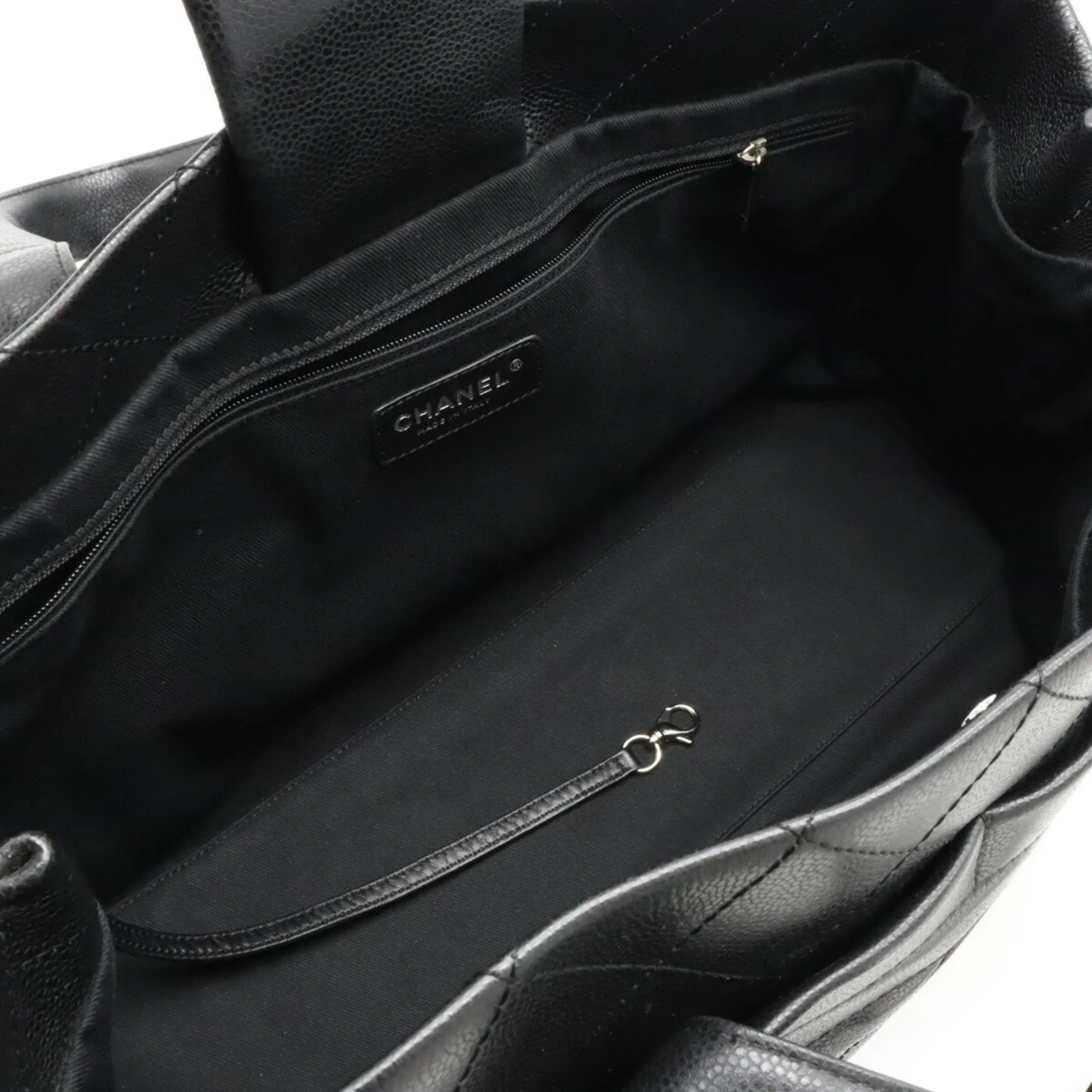 Chanel Caviar Leather Tote Bag (Pre-Owned)
