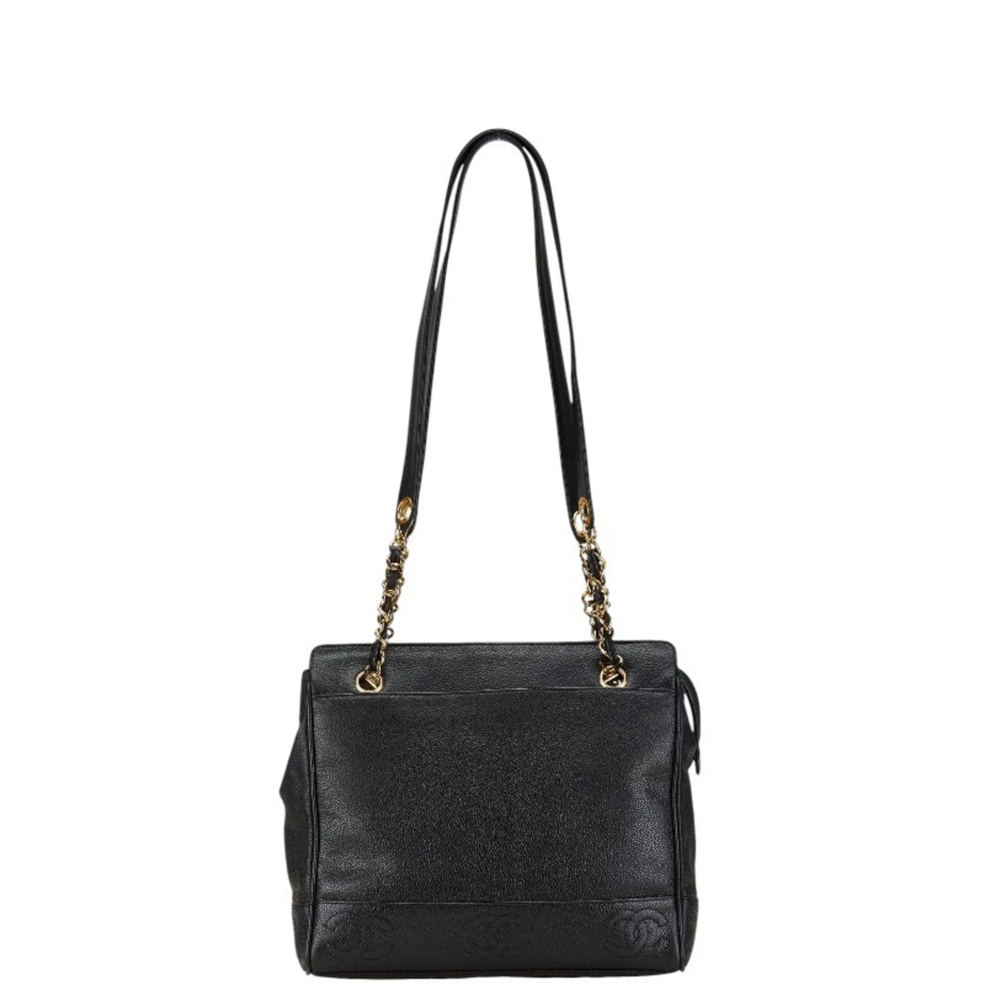 Chanel Grained Calfskin Shoulder Bag Tote Bag (Pre-Owned)