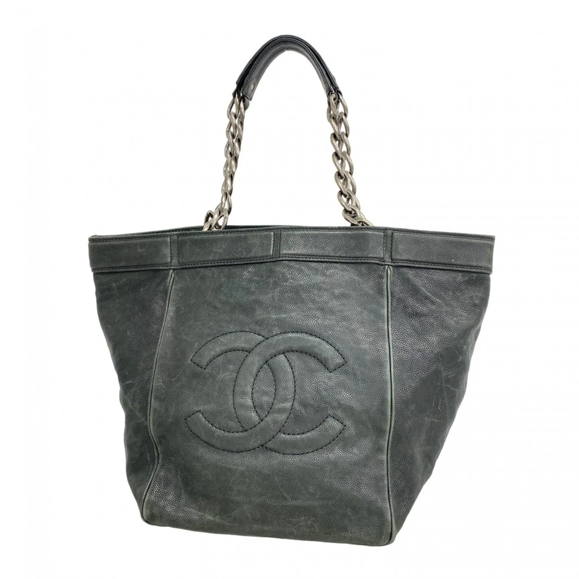 Chanel Grained Calfskin Tote Bag (Pre-Owned)