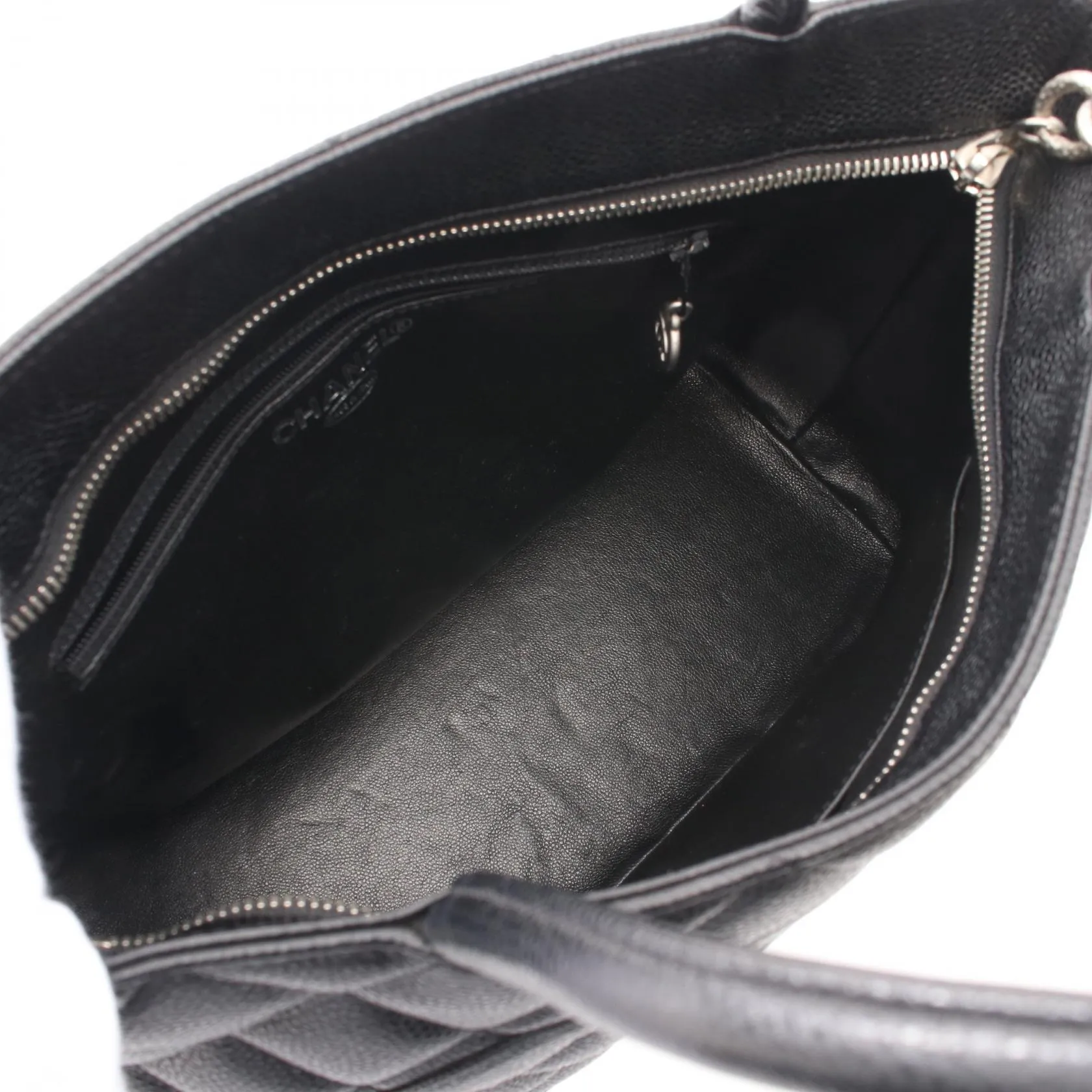 Chanel Leather Grain Calfskin Tote Bag