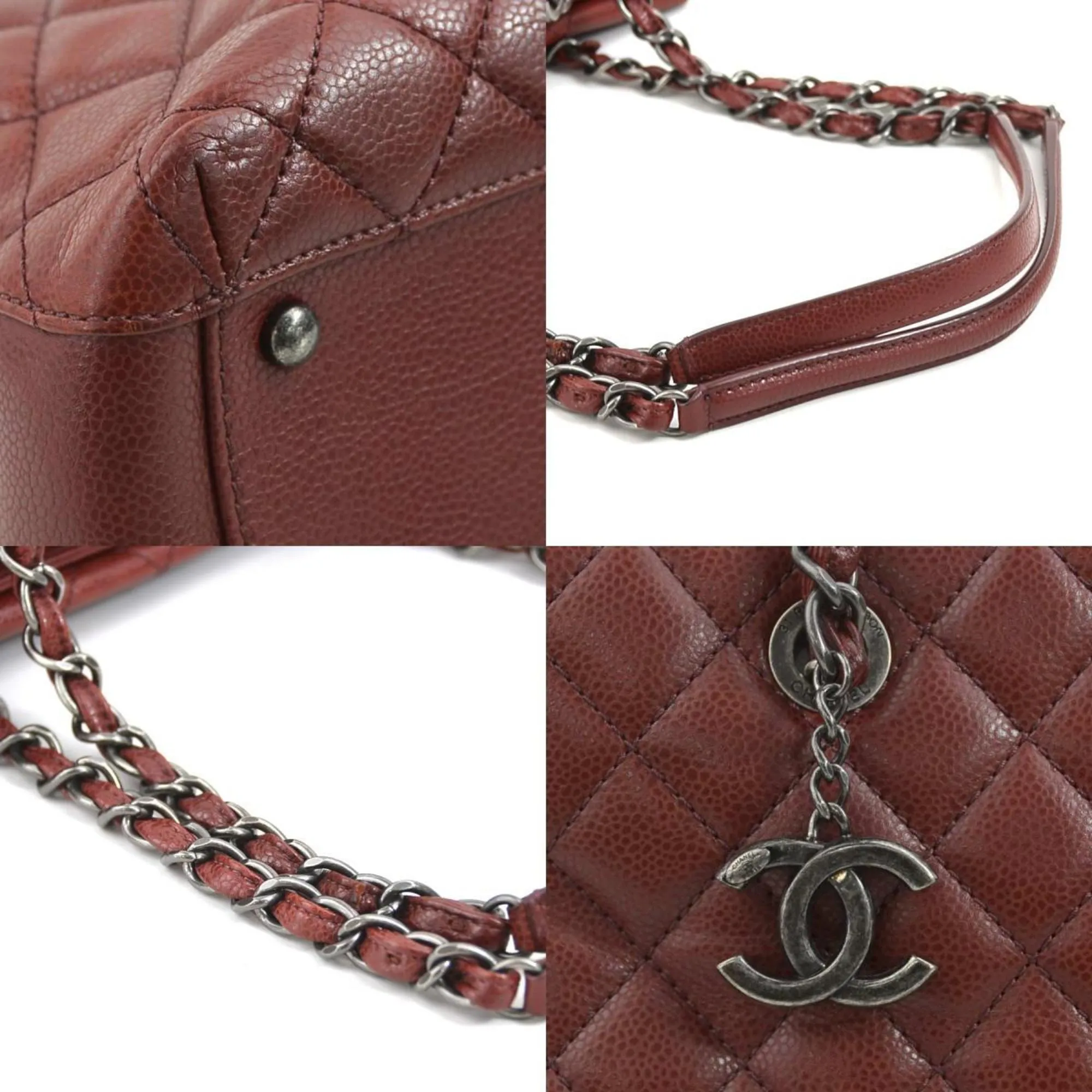 Chanel Shopping Leather Tote Bag (Pre-Owned)