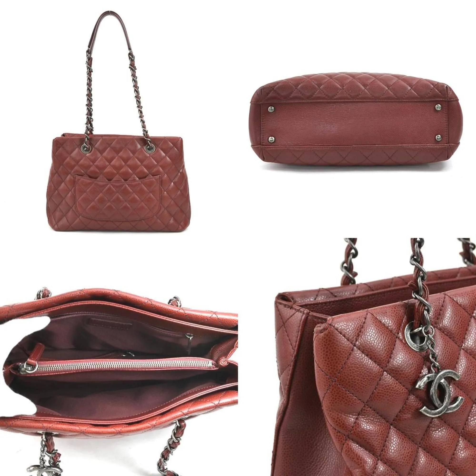 Chanel Shopping Leather Tote Bag (Pre-Owned)
