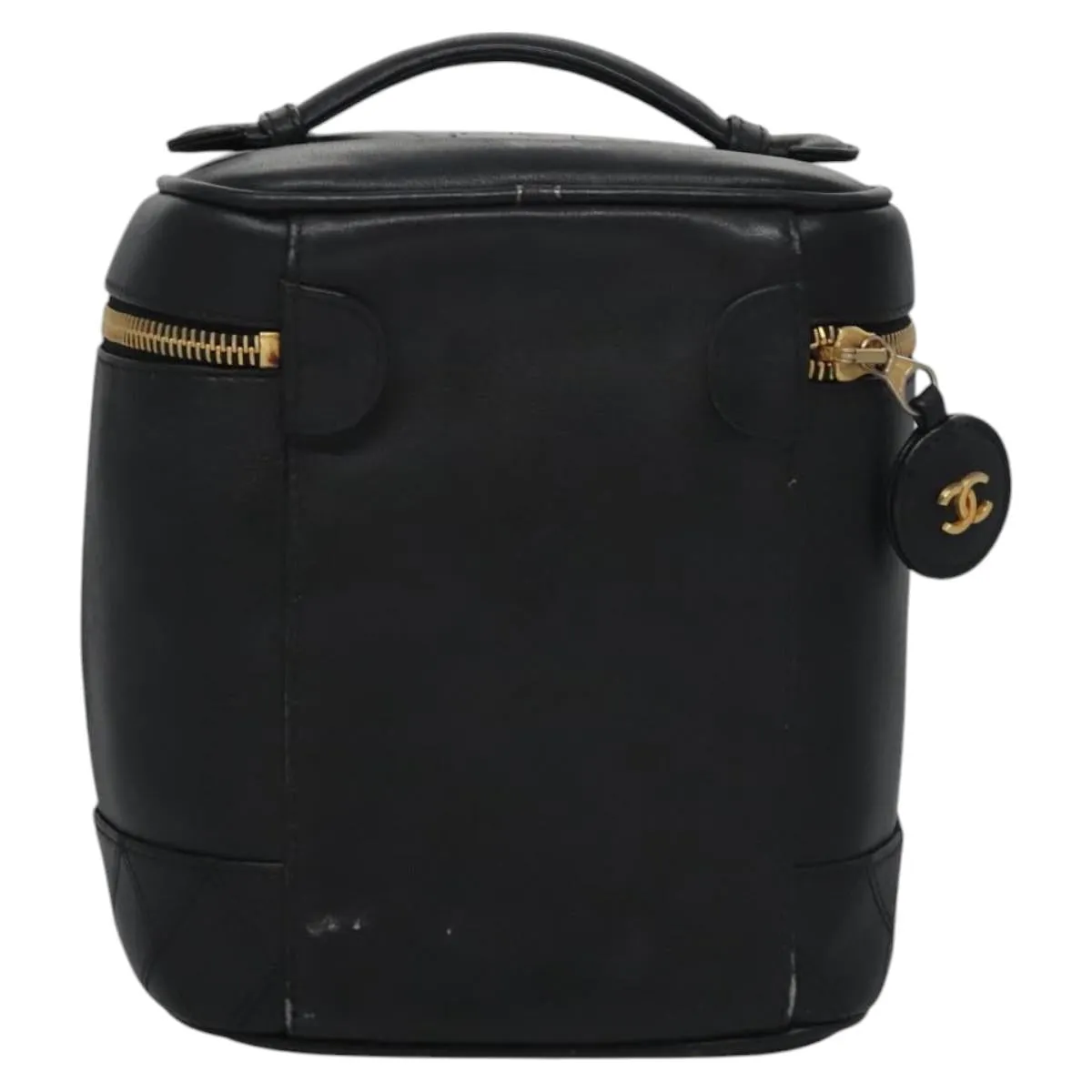 Chanel Vanity Leather Clutch Bag (Pre-Owned)