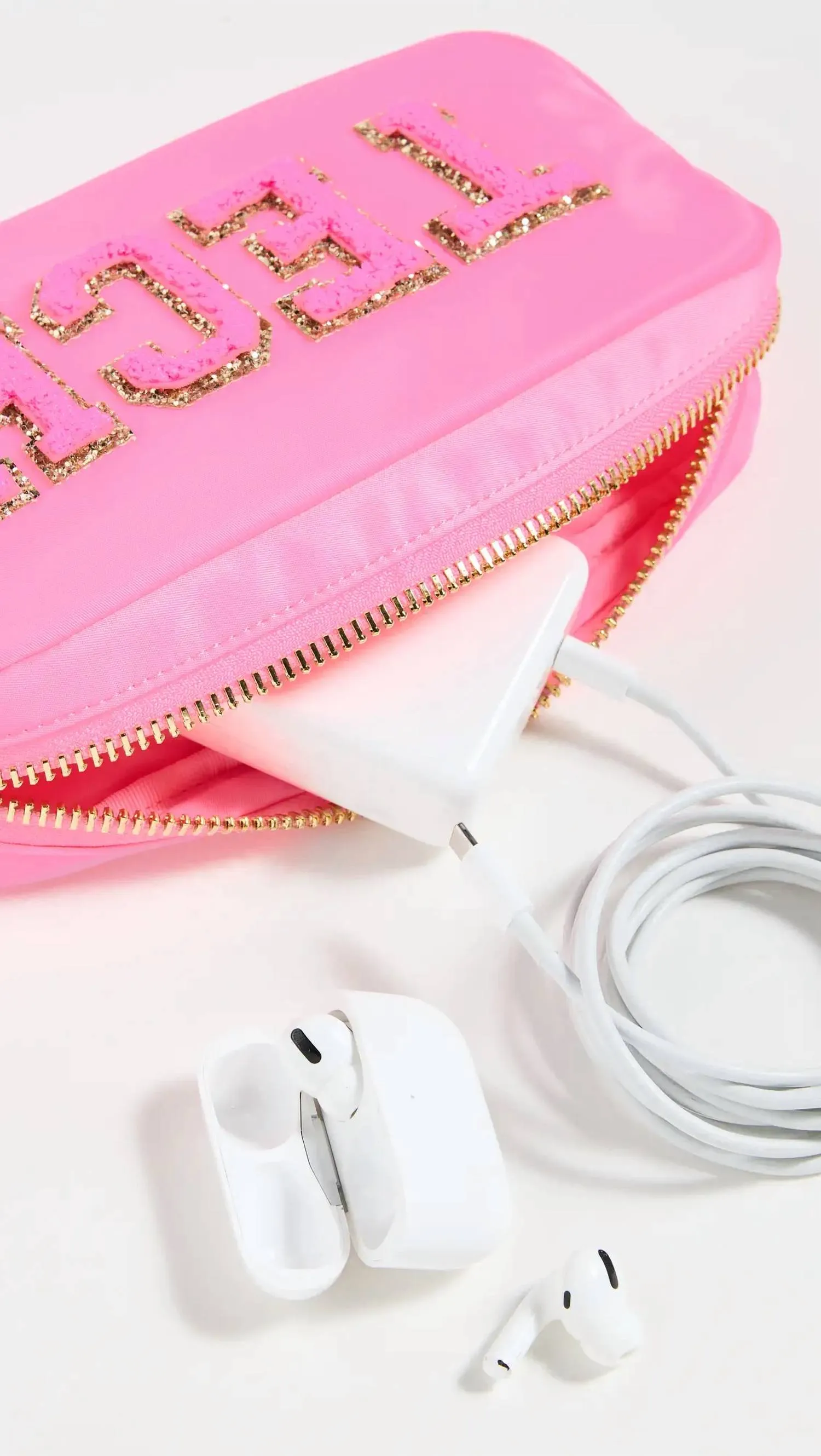 Classic Small Pouch In Bubblegum Tech