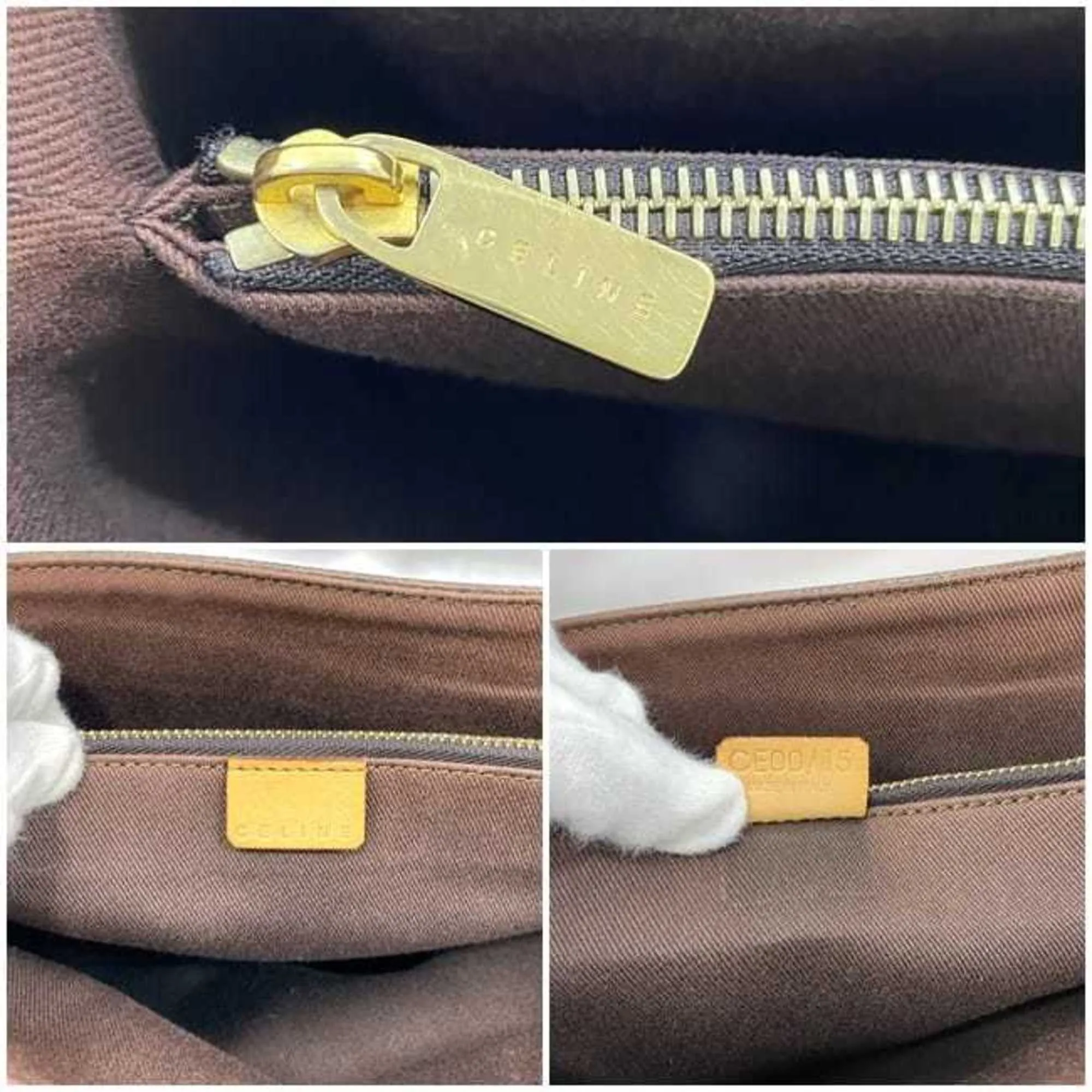 Cline Macadam Canvas Tote Bag (Pre-Owned)
