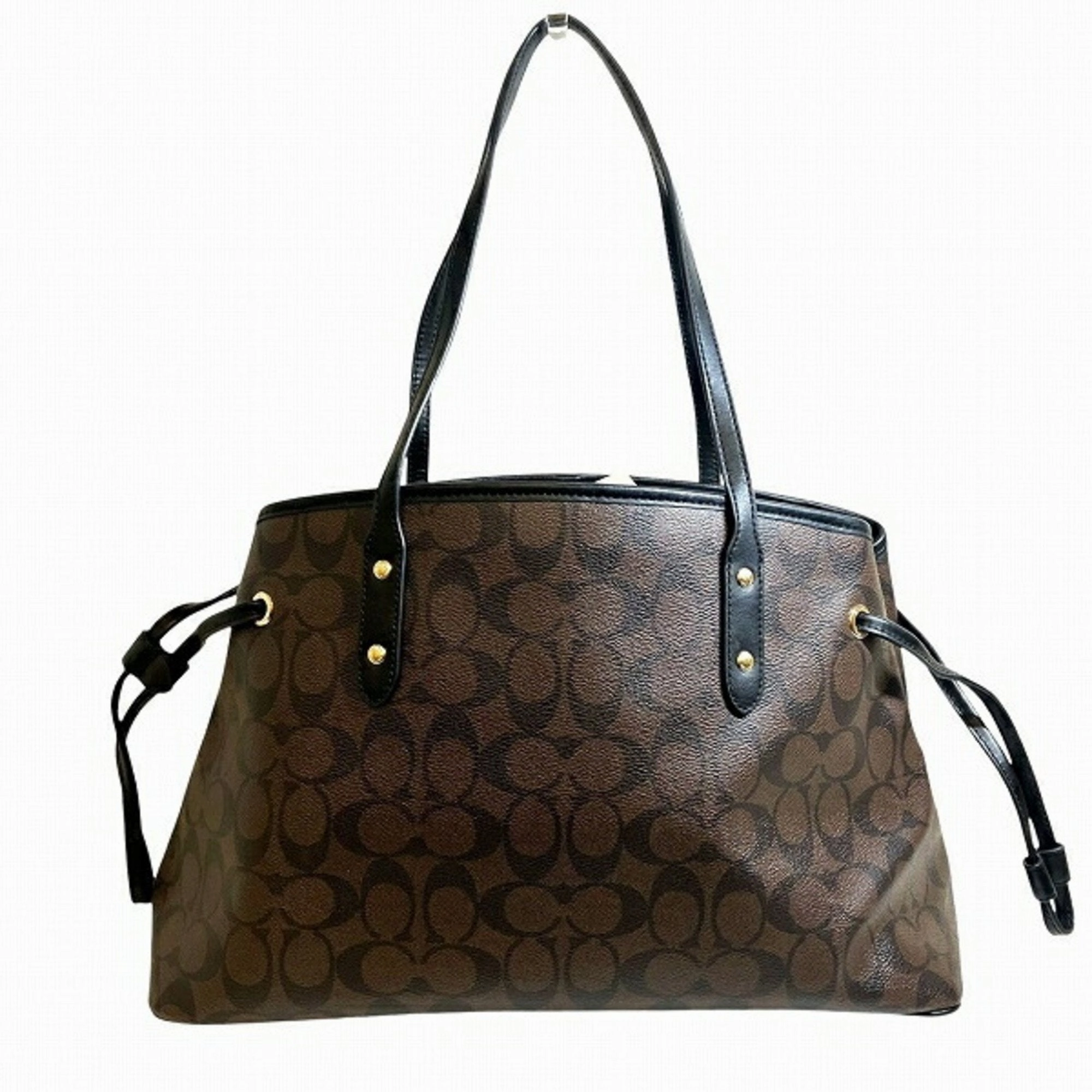 Coach Pvc Leather Handbag (Pre-Owned)