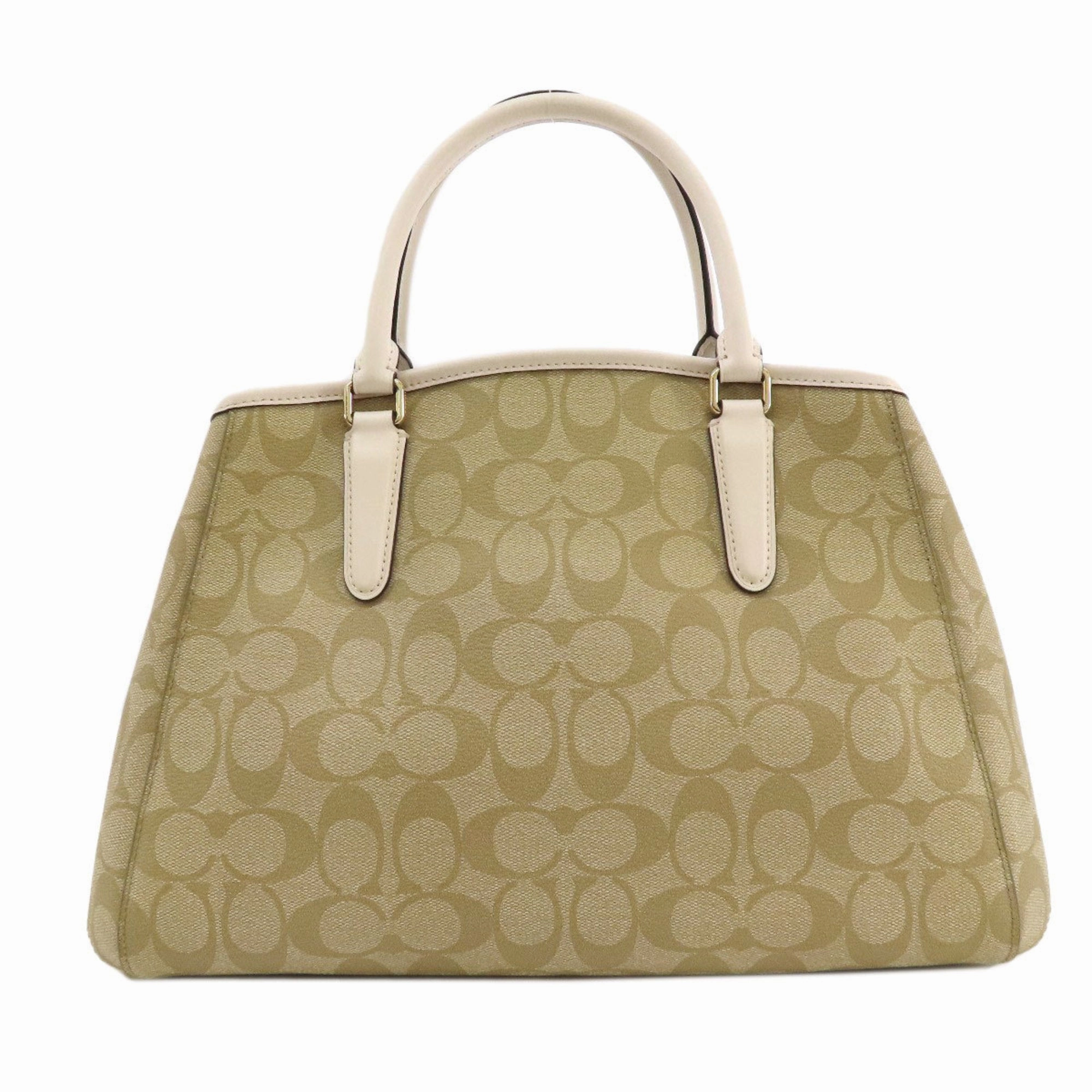 Coach Signature  Signature Line Handbag (Pre-Owned)