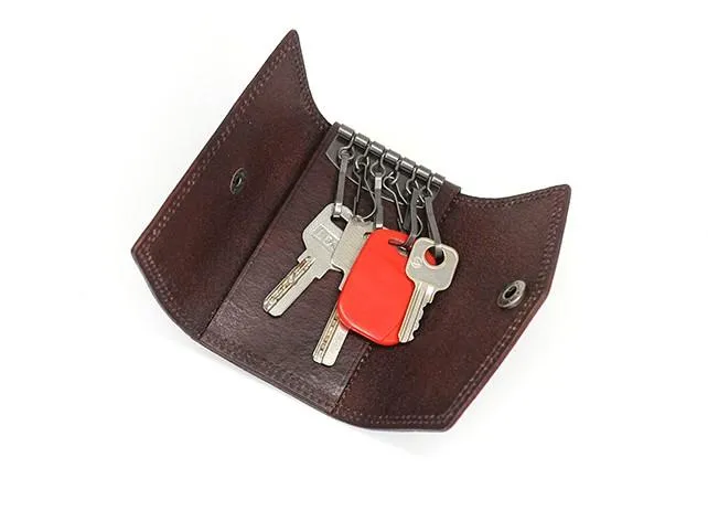 Cool Leather Mens Key Wallet Car Keys Holder Car Keys Case for Men