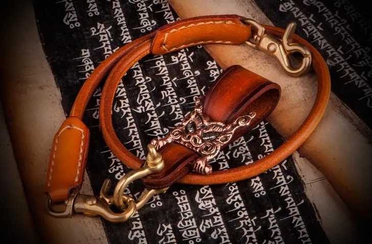 Cool Leather Tibetan Biker wallet Chain for chain wallet biker wallet trucker wallet