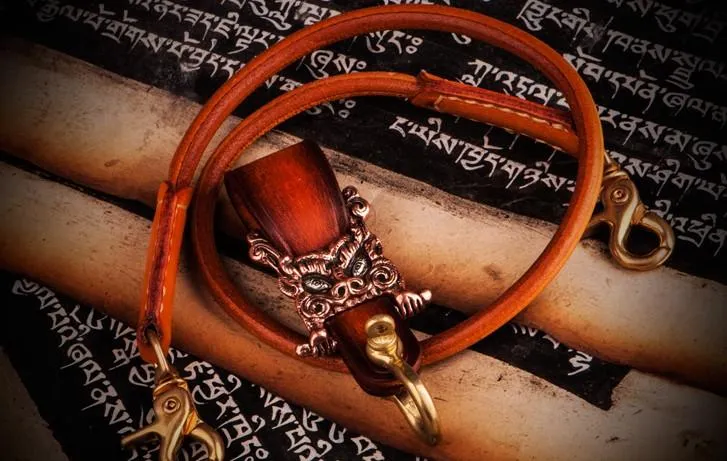 Cool Leather Tibetan Biker wallet Chain for chain wallet biker wallet trucker wallet