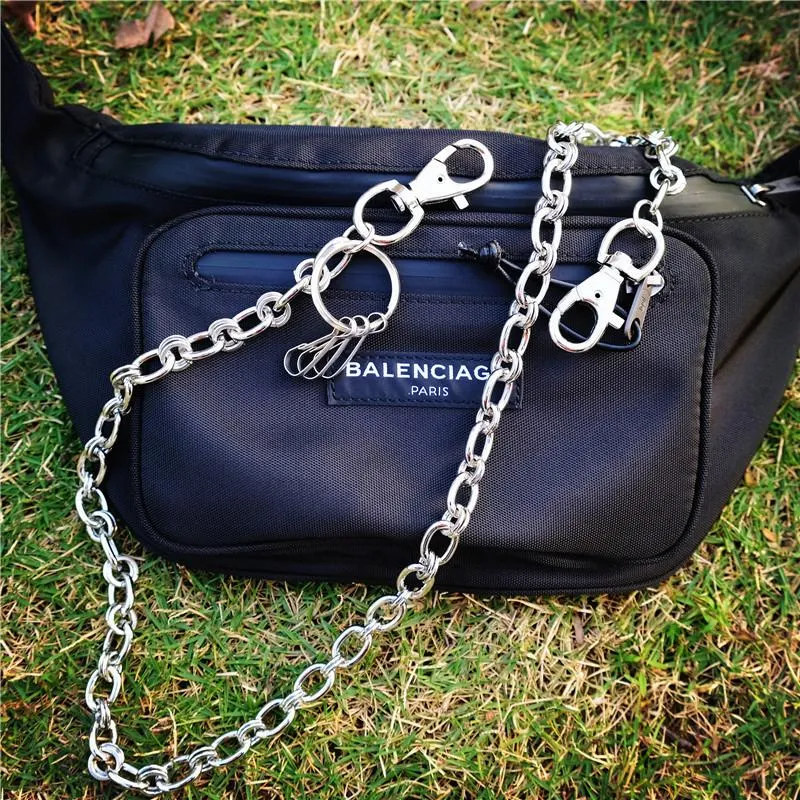 Cool Silver Street Style Pants Chain Key Chain Long Biker Wallet Chain For Men