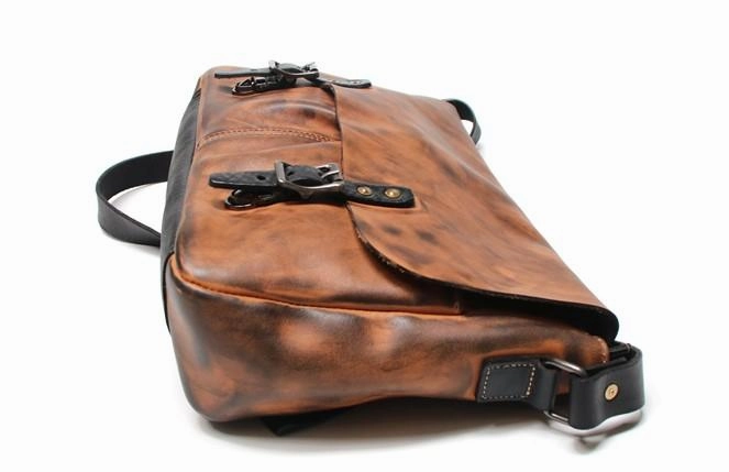 Cool Handmade Vintage Leather Mens Messenger Bags Shoulder Bag for men
