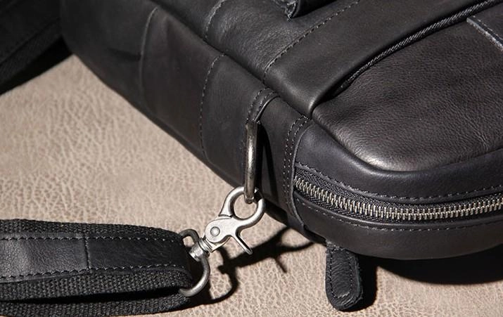 Cool Leather Mens Briefcase Shoulder Bag Handbag Work Bags Business Bag for Men