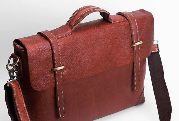 Cool leather mens Briefcase work Briefcase laptop Briefcase Shoulder bag for Men