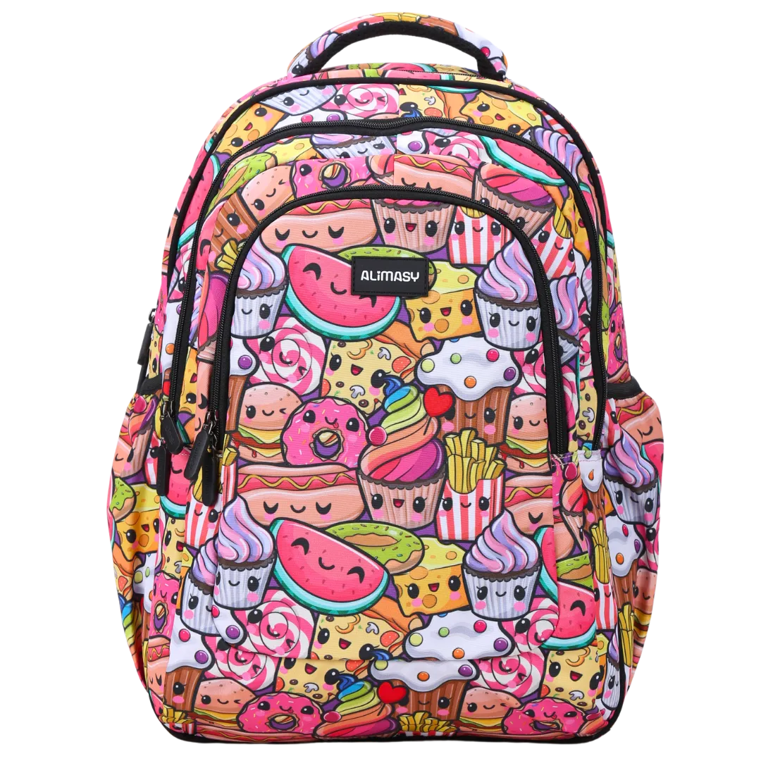 Cute Treats Large School Backpack