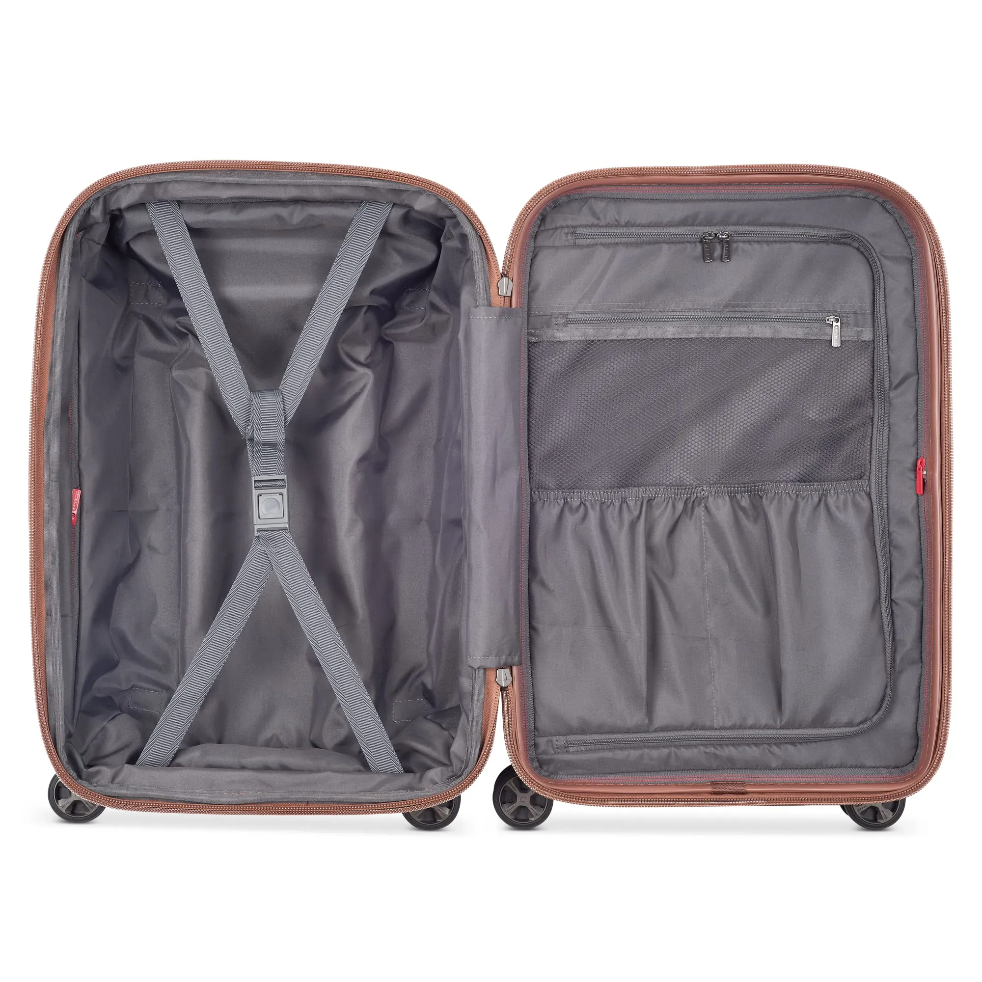 DELSEY Paris Carrousel Hardside Expandable  3-Piece Luggage Set with Spinner Wheels