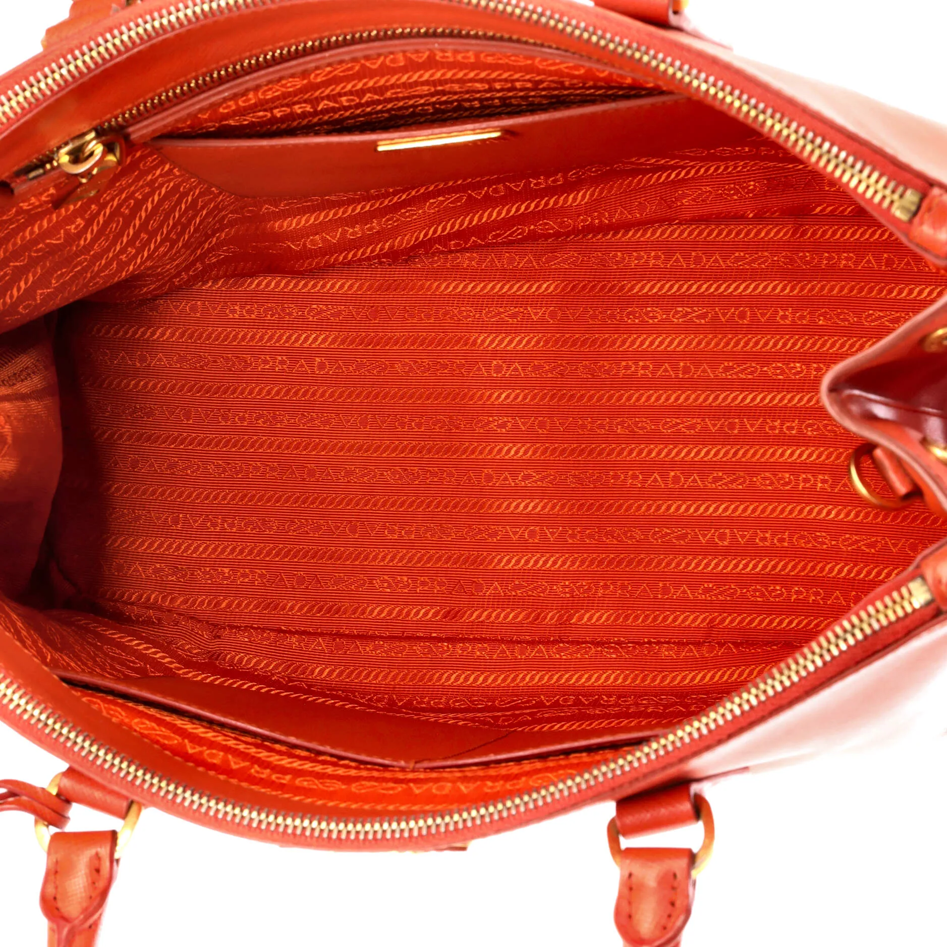 Double Zip Lux Tote Saffiano Leather Medium