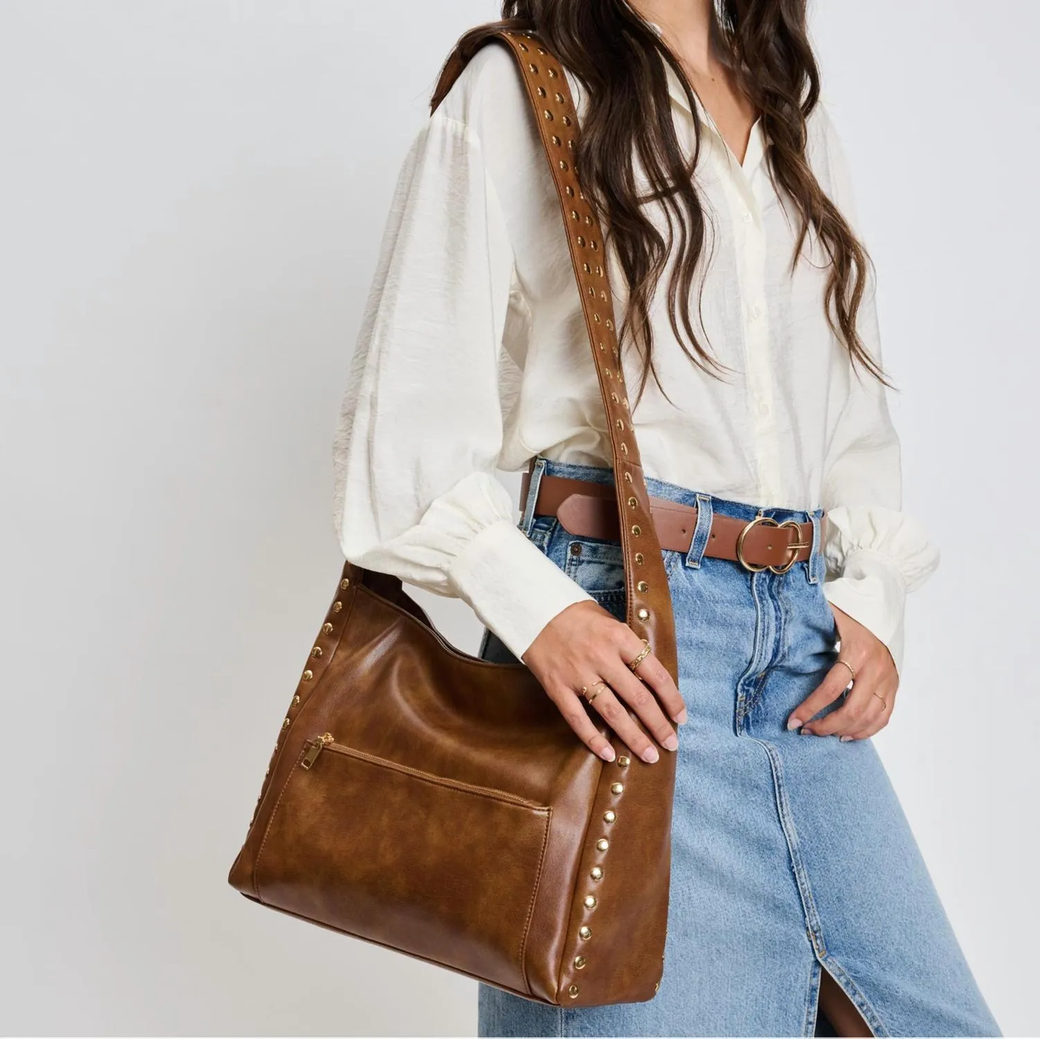 Erika Crossbody Bag In Chocolate