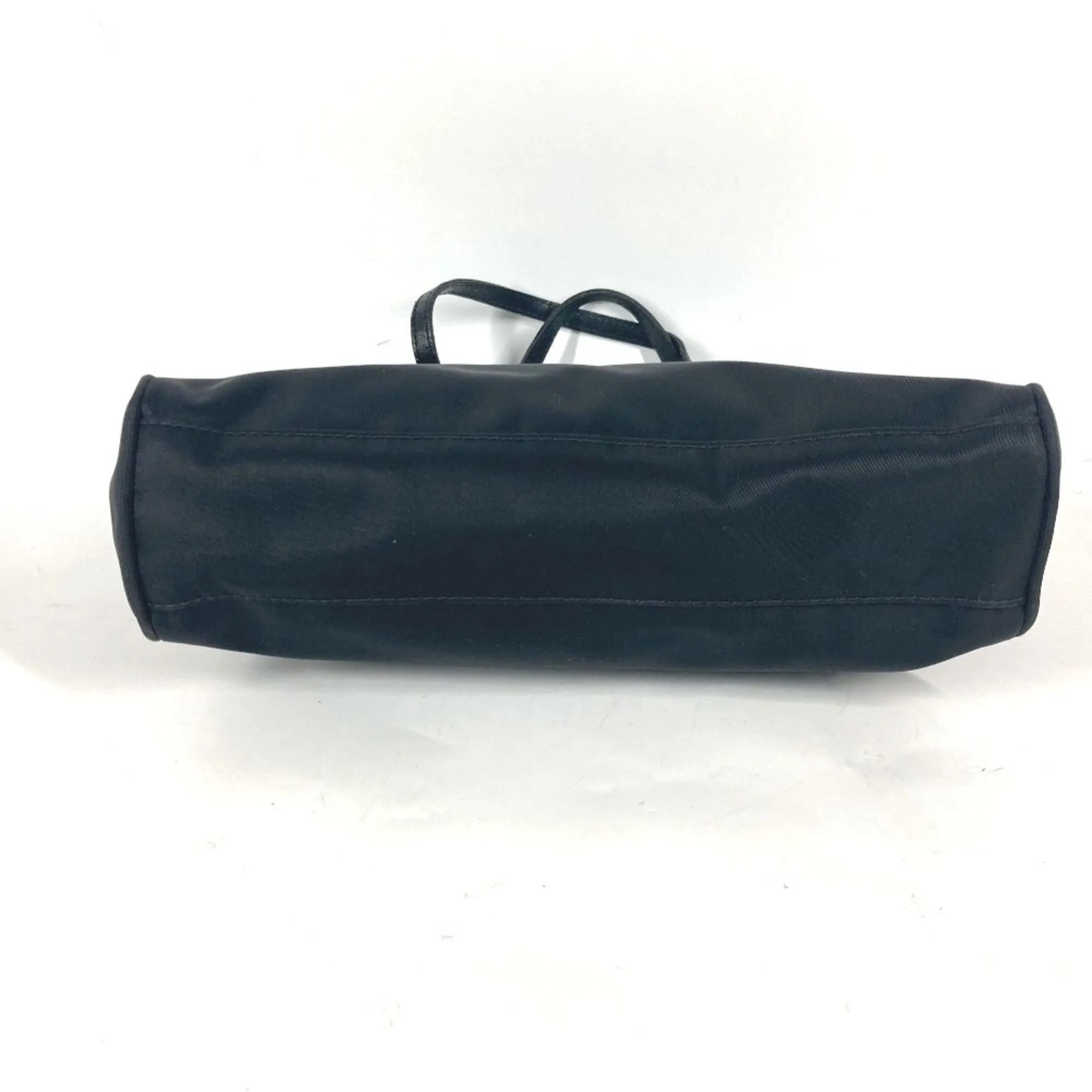 Fendi Leather Nylon Handbag Tote Bag (Pre-Owned)